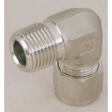 Parker 6Msel4n-S Elbow, Steel, Comp. 3/8 In, Mnpt 1/2 In