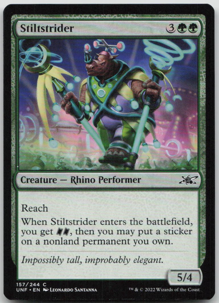 Stiltstrider #157 Common Unfinity Magic: The Gathering MP