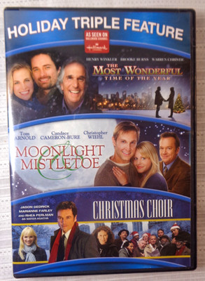 2 DVD Set Holiday Triple Feature: Most Wonderful Time of Year Moonlight Choir VG