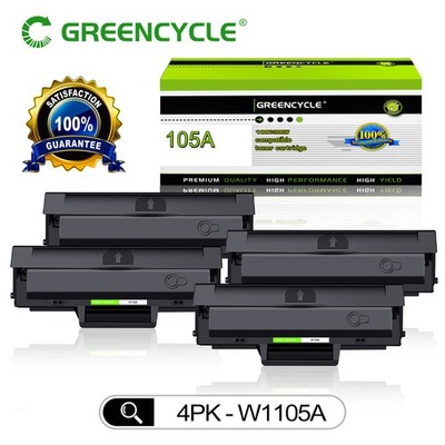 4PK W1105A BK Toner Fits for HP LaserJet Pro 105A 135a 107a 107r 107w 137fnw MFP