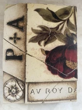 Sid Dickens Memory Block Tile T-51 P&A Paris, 18th Century Manuscript, Retired