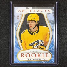 2023-24 Artifacts Hockey LUKE EVANGELISTA Rookie Base Autumn 16/75 #195