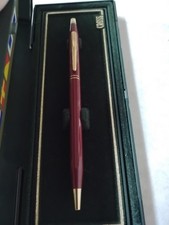 Cross Century Ballpoint Pen 3802 Red Bordeaux -Double Banded Made In Usa Box
