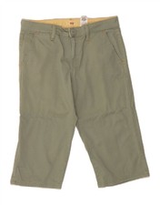 LEVI'S Womens Bermuda Shorts US 10 Large W32 Green Cotton DH42