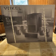 VOKEL Media Labs VK-7 5.1 Channel Home Theater System 1500W MP4 Black unopened