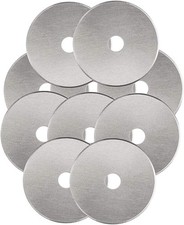 Rotary Cutter Blades 45mm 10 Pack by KISSWILL, Fits Round hole