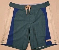 FAIR HARBOR Men  s Mastos-Anchor Swim Trunk Lined Shorts Deco Medium 6" NWOT