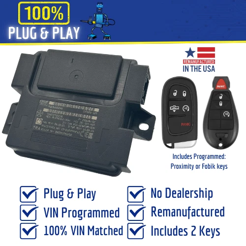 2017 RAM 3500-5500 RF Hub Module Part# 68319684AE w/ programmed keys Foto 4 de 4