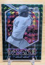 2021 Panini Mosaic - Vintage Jim Rice #V1 Green Mosaic Prizm