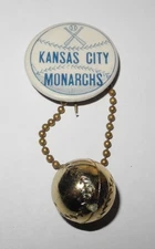 1945 Baseball Kansas City Monarchs Negro League Pin Button Charm Jackie Robinson