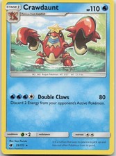Crawdaunt 25/111 R Crimson Invasion Pokemon NM C19-85