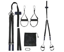 Crivit Schlingentrainer Fitnessbänder Suspension Sling Trainer mit Türanker