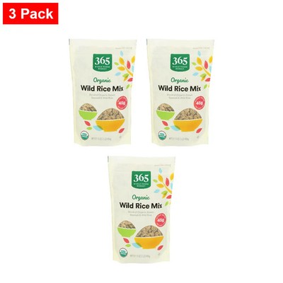 365 By WFM, Organic Wild Rice Mix, 16 Ounce - 3 Pack