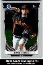 2014 Bowman Chrome #BCP75 Chris Heston San Francisco Giants Prospects MLB