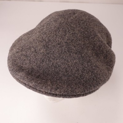 Kangol Wool 504 Flat Cap Men's Small Grey Designed in Britain