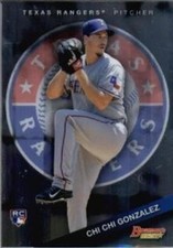 Chi Chi Gonzalez 2015 Bowman's Best 4 Texas Rangers Rookie Baseball Card