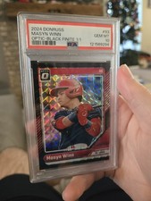 2024 Donruss Optic Baseball - Masyn Winn St. Louis - Black Finite 1/1 (RC)