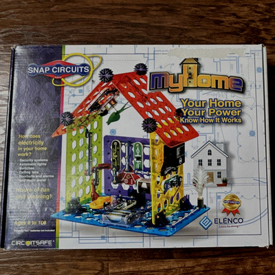 Elenco Snap Circuits My Home Your Power Electronics Educational Kit Ages 8+