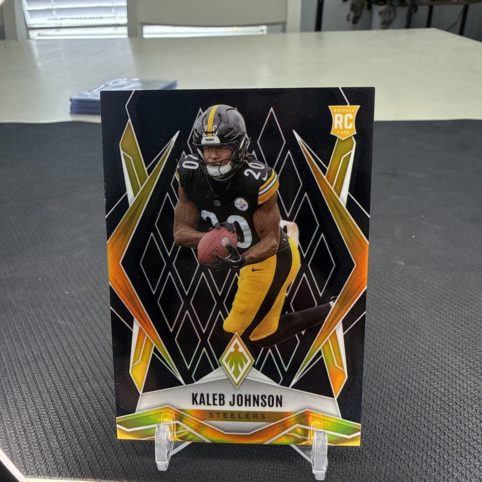 2025 Panini Phoenix - Black 1 of 1 Rookies Kaleb Johnson 1/1  #182 (RC) 💥💥🔥