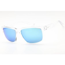 Nike Men's Sunglasses Crystal Clear Square Full Rim NIKE CRUISER MI EV0834 914