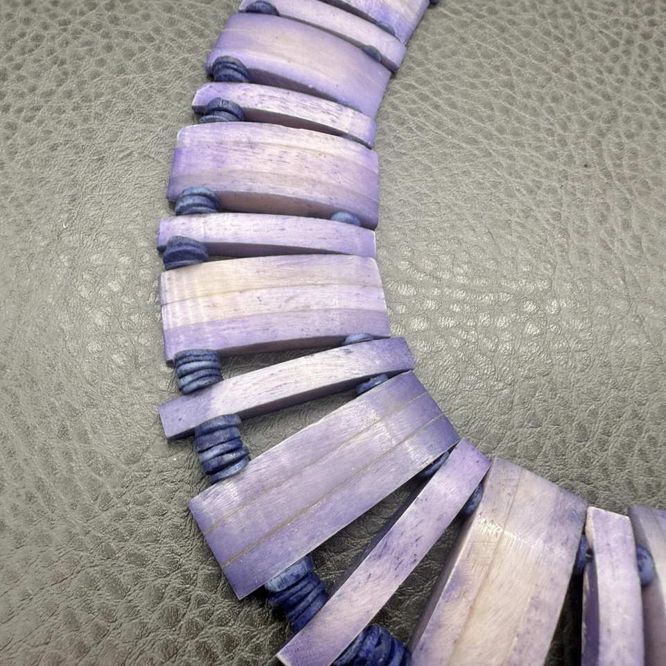 Chico's заявление ожерелье коренастый смолы бисер регулируемый воротник смелый искусства ювелирных изделий - Изображение 3 из 4