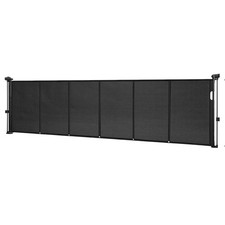 Retractable Baby Gate, 34" Tall, Extends to 110", Mesh, Indoor Use