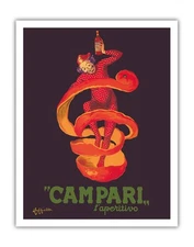 Campari Aperitif - Vintage Liqueur Ad Poster by Leonetto Cappiello c.1921