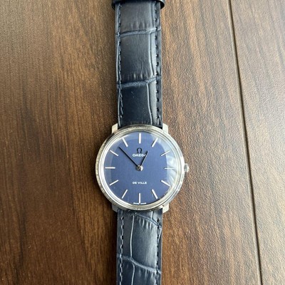 【OMEGA VINTAGE 】デ・ビル　メンズ　自動巻き 腕時計 NAVY OMEGA VINTAGE 】デ・ビル メンズ 自動巻き 腕時計 NAVY OMEGA VINTAGE