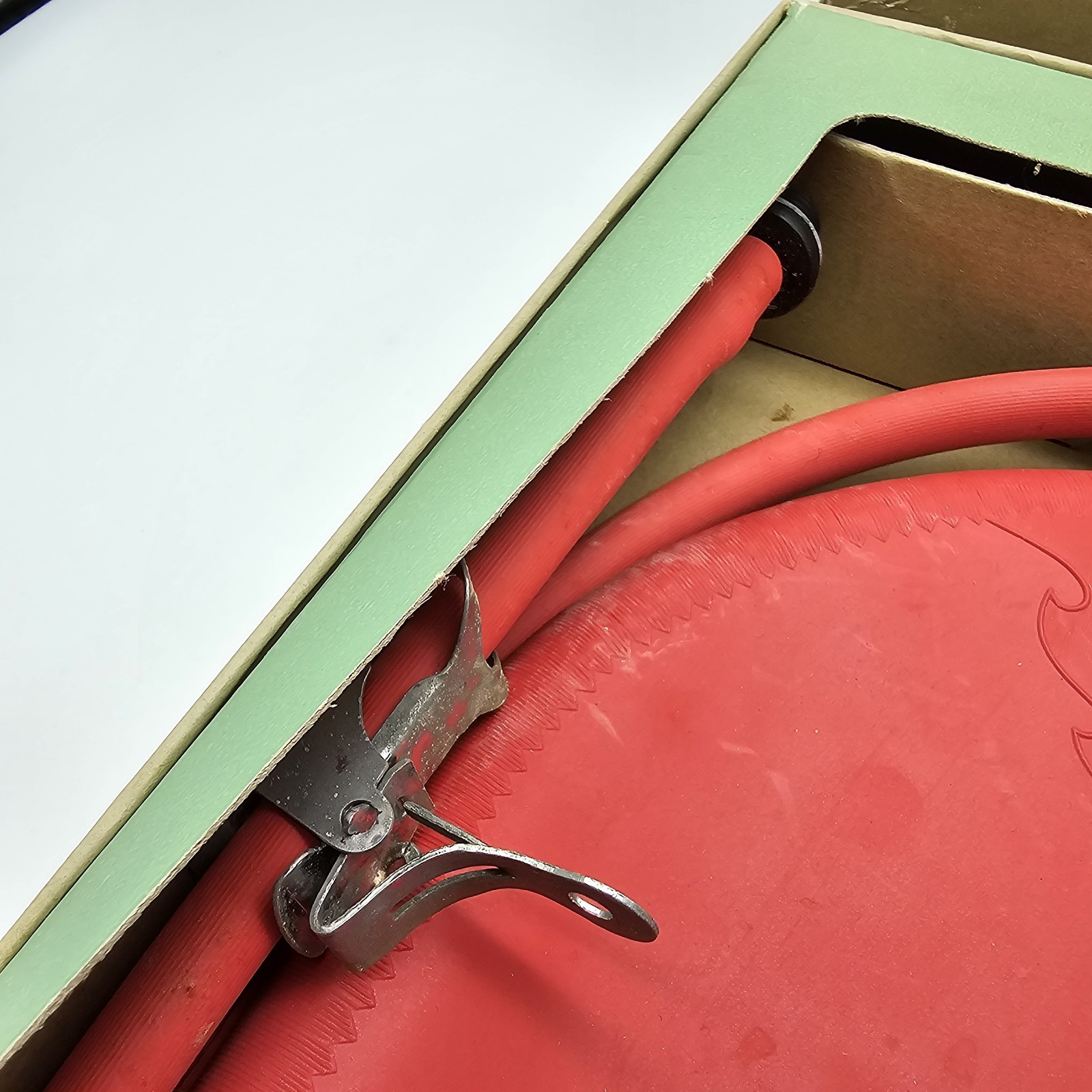 Vintage Rexall Kantleek Red Fountain Syringe Enema 2 Quart Capacity MCM Medical