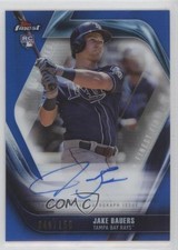 2019 Topps Finest Firsts Blue Refractor 49/150 Jake Bauers #FFA-JB Auto sc2