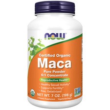 Poudre Pure Bio De Maca 7 Oz Par Now Foods
