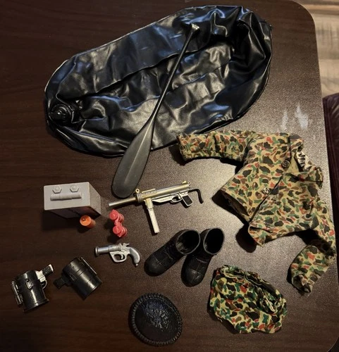 Vintage 1969 GI JOE Action Accessories Secret Mission to Spy Island