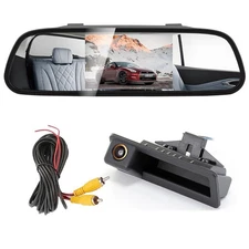 5'' LCD monitor + AHD rear view camera, suitable for BMW 3 Series and 5 Series..