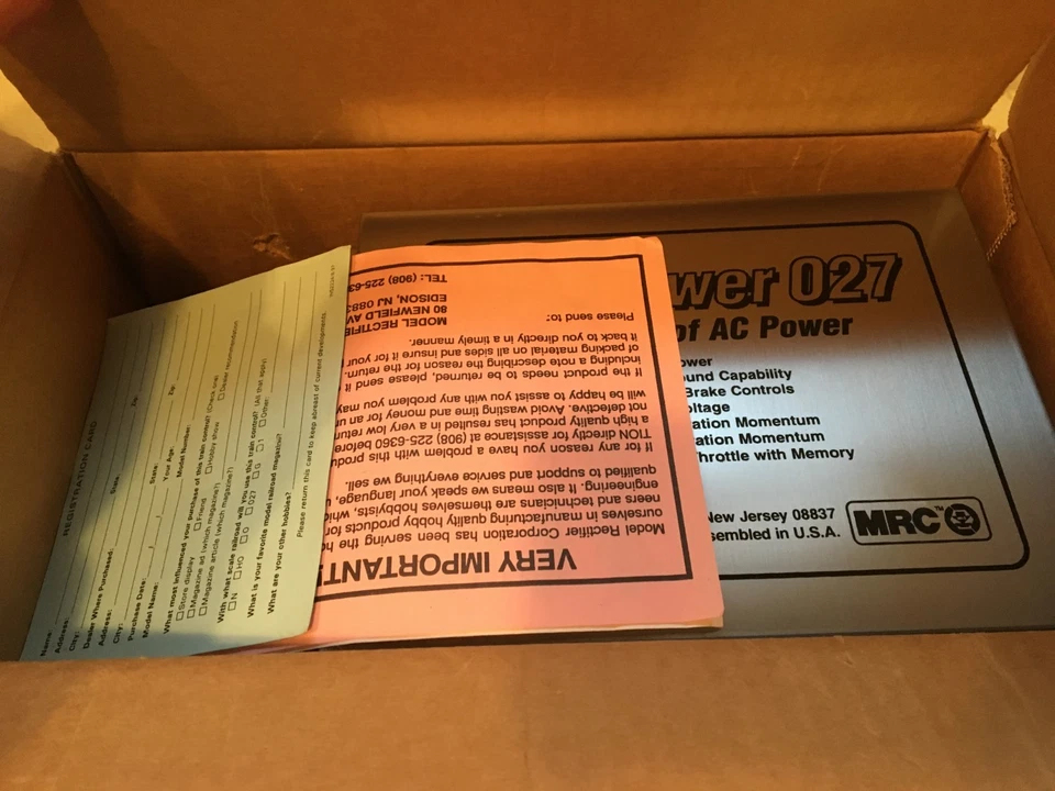 MRC Dual Power 027 Transformer,,Lionel Trains - Image 4 of 4