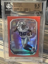2013 Bowman Rainbow Red Dez Bryant /25 – BGS 9.5 GEM MINT