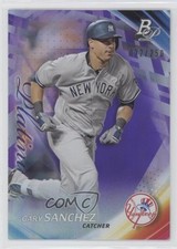 2017 Bowman Platinum Purple 22/250 Gary Sanchez #65 0b0