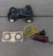 Vintage Dynamic Slot Car Cox Controller AJ's Sil-I-Kone Slicks Untested Lot