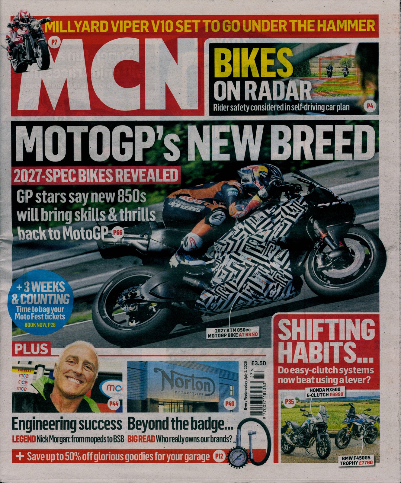 MOTORCYCLE NEWS MAGAZINE 01/07/2026