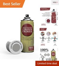 Ash Grey Spray Primer 400 mL - Craft the Perfect Miniature Basecoat Effortlessly