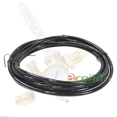 Aprox 12 Feet Hose 12' For Argon CO2 CGA580 Flow Meter Weld Gas Regulator Gauge