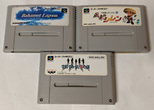 Nintendo Super Famicom Lot of 3 - Bahamut Lagoon & Fushigi no Dungeon 2 - BWcx17