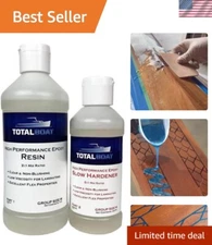 High Performance Epoxy Kit, Crystal Clear Marine Grade Resin and Hardener for...