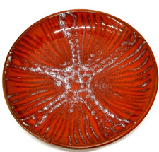 Patera Nadzieja Kowalow Kamionka Lysa Gora Polish Pottery Decorative Dish MCM