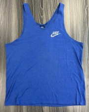 Vintage 80's Nike tank top made in USA blue tag