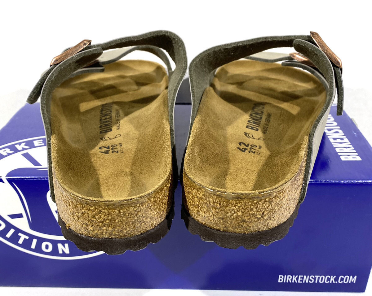 新品未使用 42(27cm) BIRKENSTOCK Arizona BS Arizona BS Mixed Leather in Concrete Gray | BIRKENSTOCK Bahrain