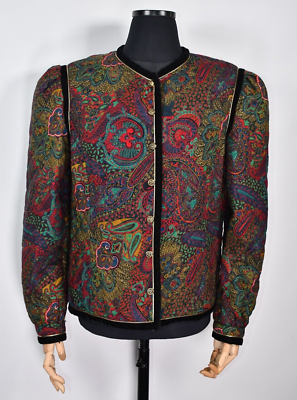 Vintage David Molho Paris Women's Blazer Jacket Quilt size 44 | eBay