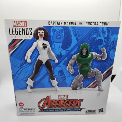 Marvel Legends Avengers CAPTAIN MARVEL VS DOCTOR DOOM 2-Pack 60th Anniversary 