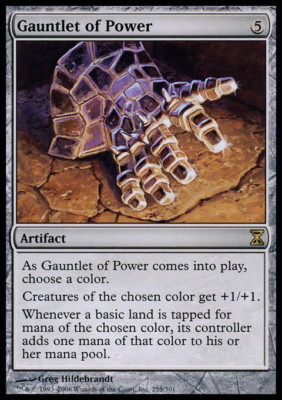 MTG GAUNTLET OF POWER EXC - GUANTO DEL POTERE - TSP - MAGIC