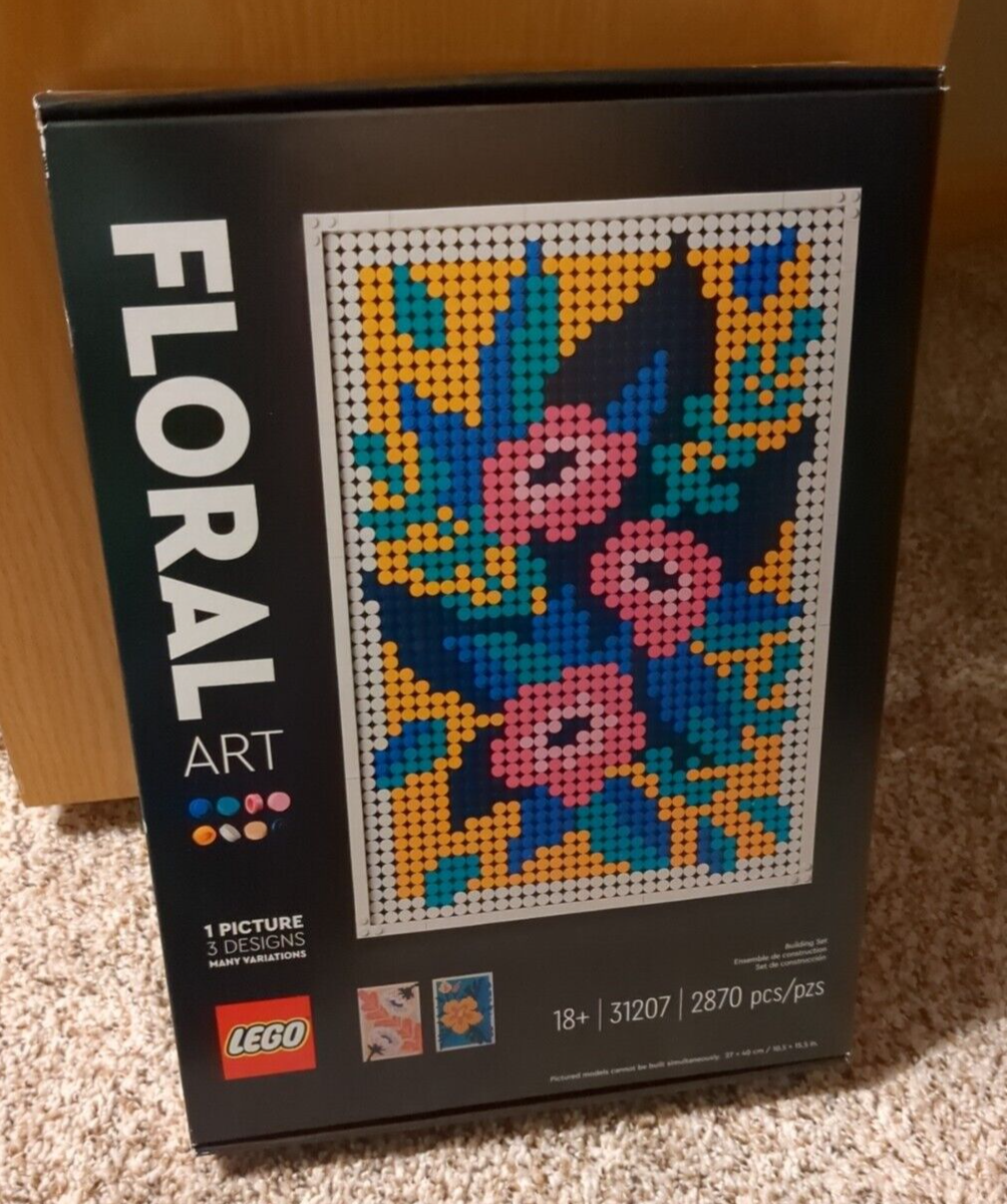 LEGO Art 31207: Floral Art wall hanging; NEW in Sealed box