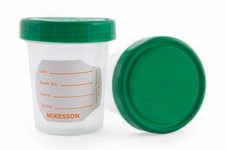 McKesson Specimen Container, Screw-On Lid 4oz/120cc NonSterile, Case of 500